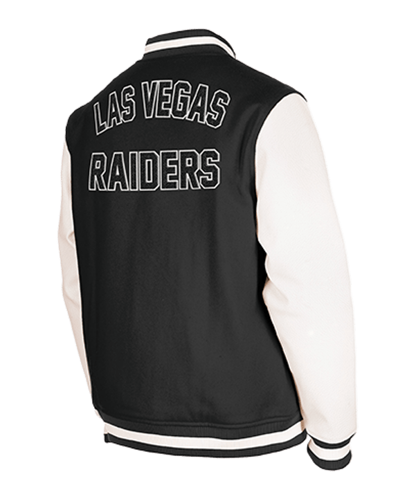 New Era Las Vegas Raiders Varsity Jacke Schwarz - schwarz