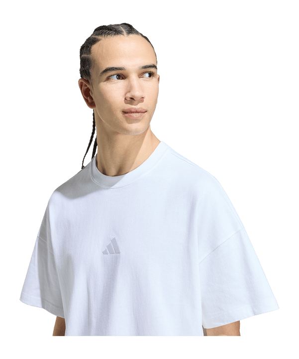 adidas 3 Stripes Loose T-shirt Bianco - bianco
