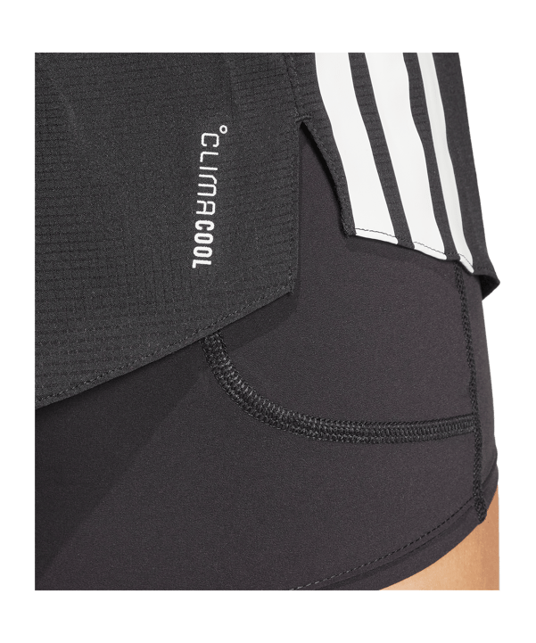 adidas Hardloopshorts Dames Zwart - zwart