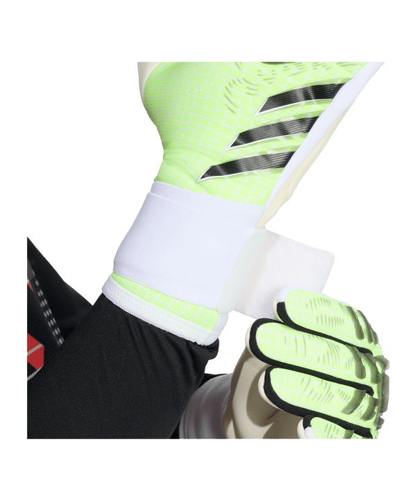 adidas Predator Competition Torwarthandschuhe Radiant Blaze Grün - gruen