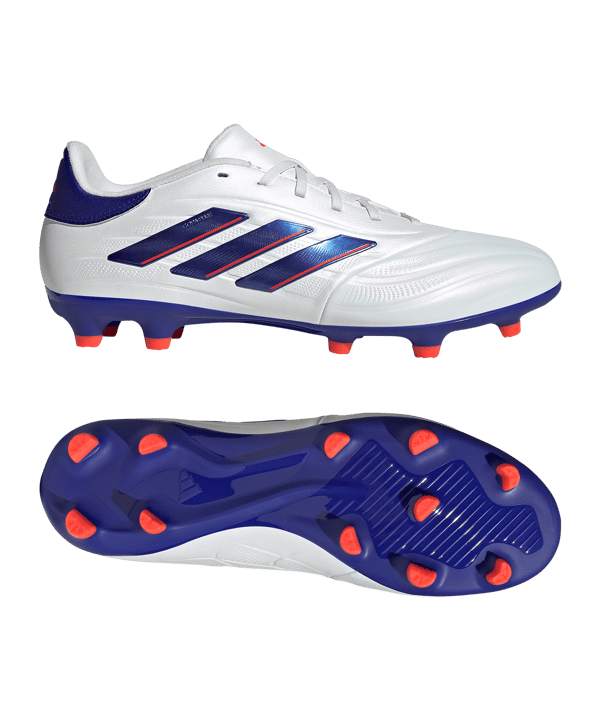 adidas COPA Pure 2 League FG Advancement Weiss Blau - weiss