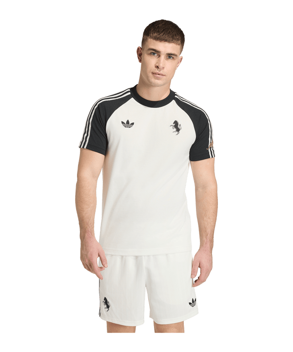 adidas Juventus Turin Originals T-Shirt Weiß - weiss