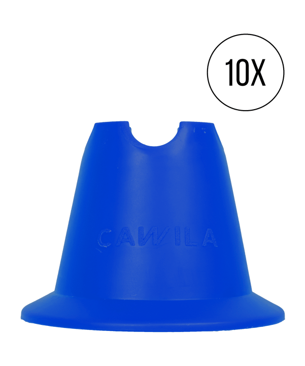 Cawila Mini-Pylone 10er Set Blau - blau