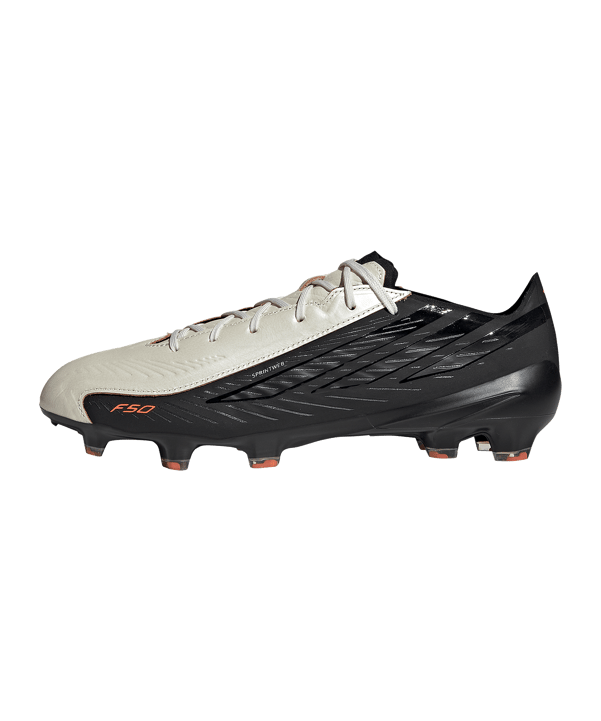 adidas F50 Elite Hyperfast FG Leather Tech Bianco - bianco