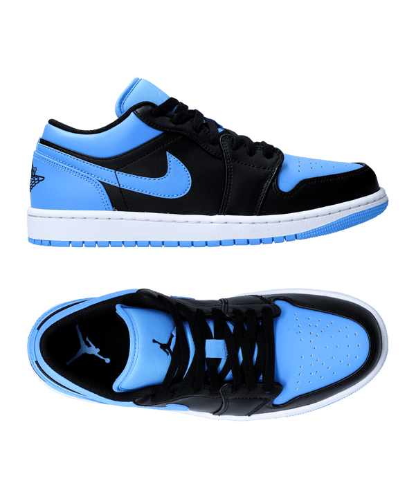 Jordan Air 1 Low Schwarz Blau Weiss F041 - schwarz