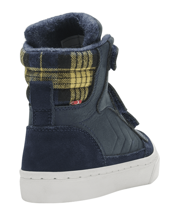 Hummel Stadil Check Sneaker Kids Schwarz F1009 - schwarz