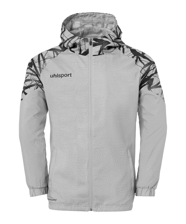 uhlsport Giacca con cappuccio Grigio C005 - grigio