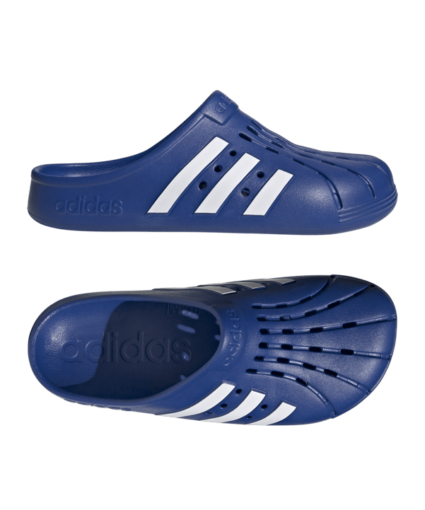 adidas Adilette Clogs Blue - blau