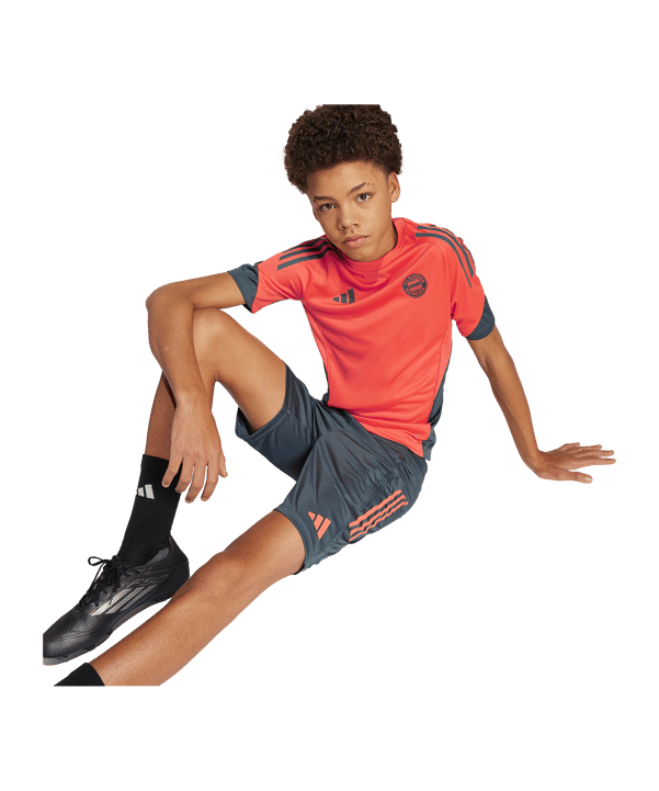 adidas FC Bayern München Camicia Da Allenamento Kids Orange - arancione