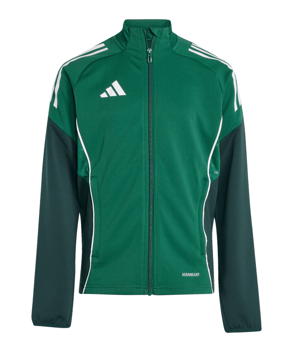 adidas Tiro 25 Competition Trainingsjacke Kids Grün - gruen
