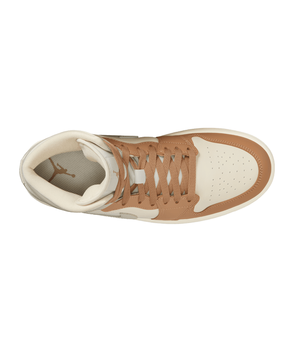 Nike Air Jordan 1 Mid Damen Braun F118 - braun
