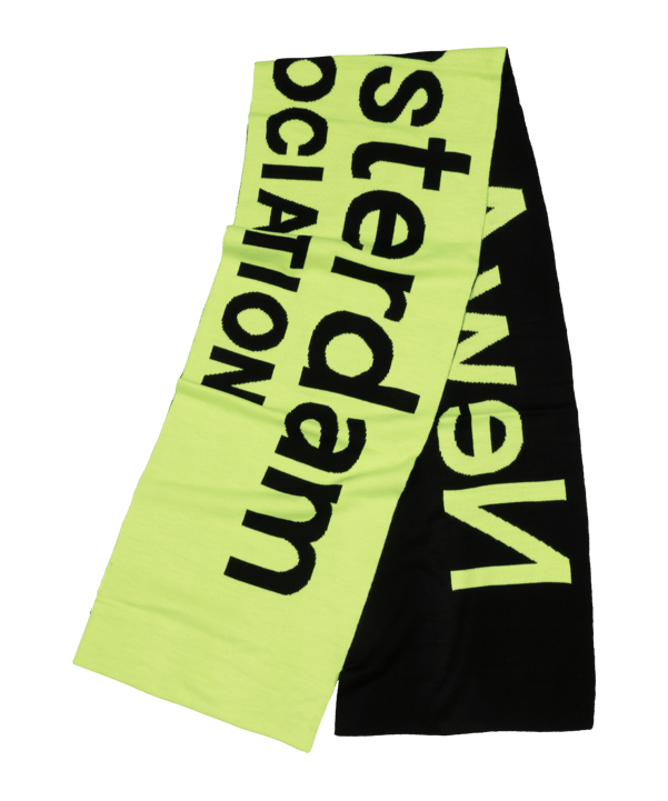 New Amsterdam Name Schal Schwarz Gelb - schwarz