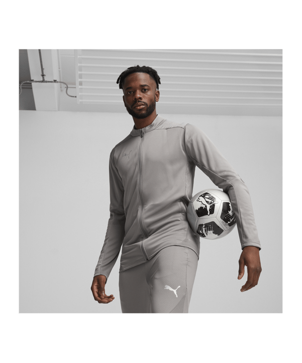PUMA teamFINAL Trainingsjacke Grau F13 - grau