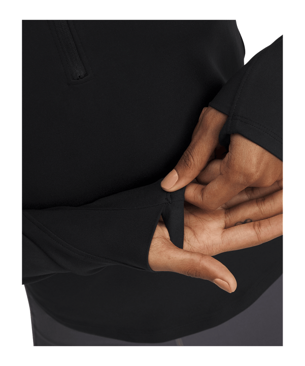 Under Armour Motion 1/2 Zip EMEA Sweatshirt Damen Schwarz F001 - schwarz