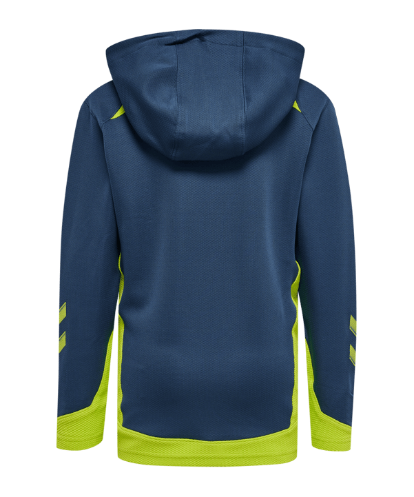 Hummel hmlLEAD Poly Hoody Kids Blau F7642 - blau