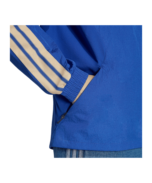 adidas FIGC Italien AN Jacke Blau