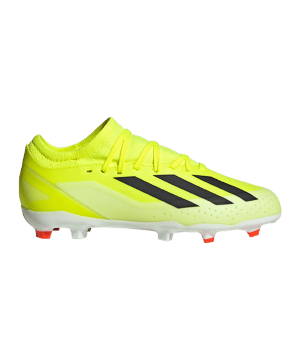 adidas X Crazyfast League FG Solar Energy  enfants jaune noir blanc - jaune