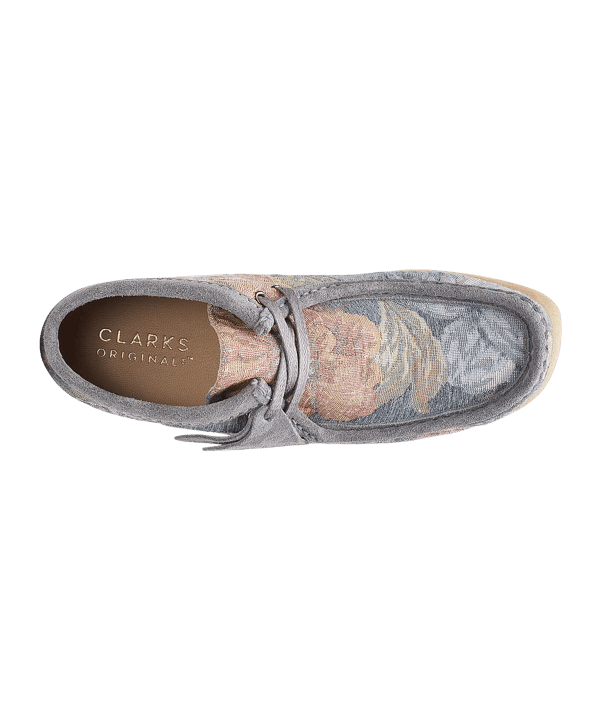 Clarks Wallabee Boots Sneaker Damen Blau - blau