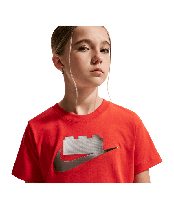 Nike x Lego T-Shirt Kids Rot F612 - rot