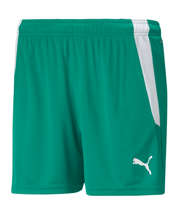 PUMA teamLIGA Shorts Damen Grün Weiss F05 - gruen