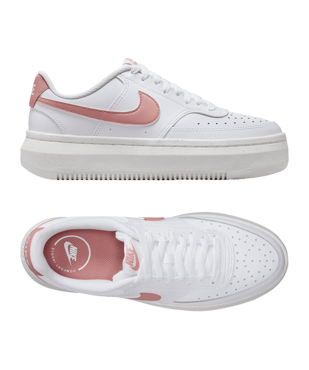 Nike Court Vision Alta Sneaker Damen Weiss F102 - weiss
