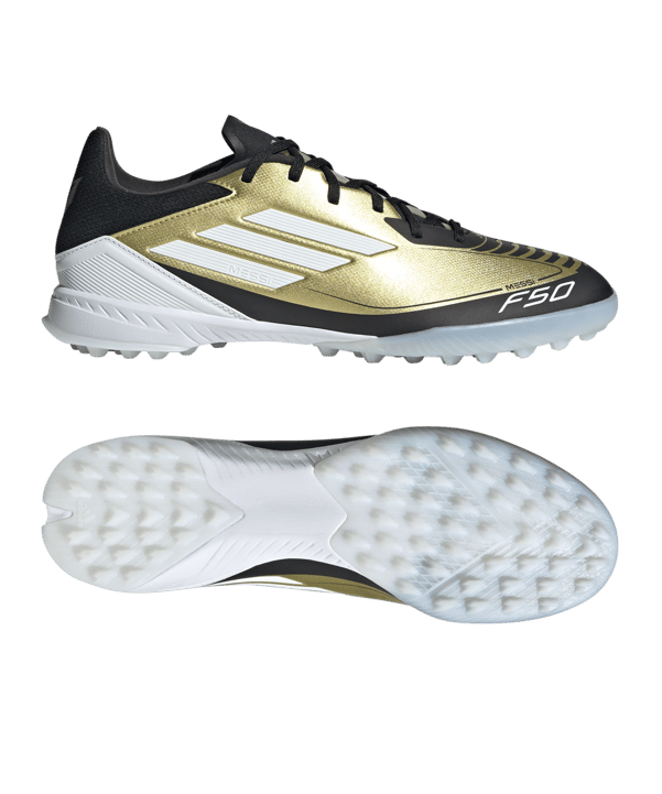 adidas F50 League TF Messi Triunfo Dorado Gold Weiss - gold