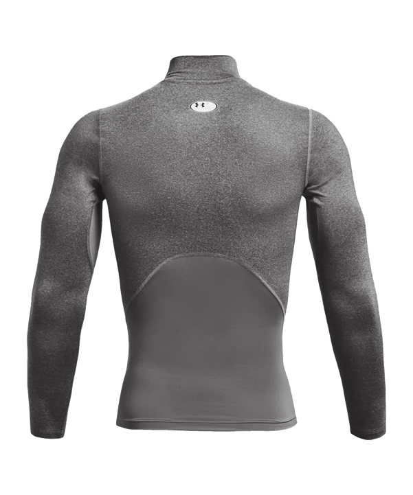Under Armour Baselayer HG Comp Mock Longlseeve T-Shirt Grau F090 - grau