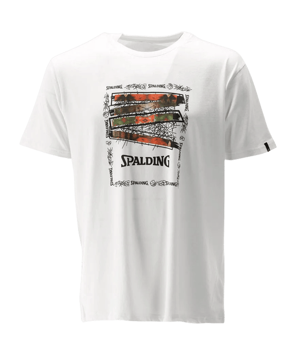 Spalding Logo SS23 T-Shirt Weiß - weiss