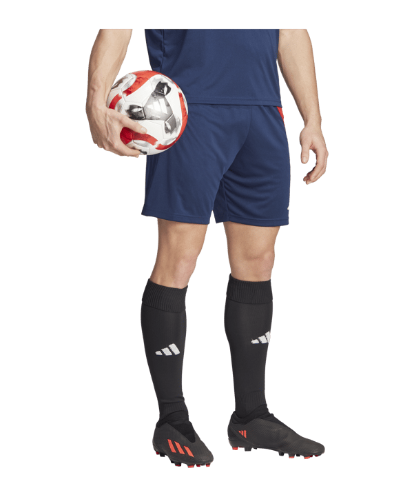 adidas Fortore 23 Short Blau Rot - blau