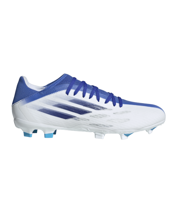 adidas X SPEEDFLOW.3 FG Diamond Edge Weiss Blau - weiss
