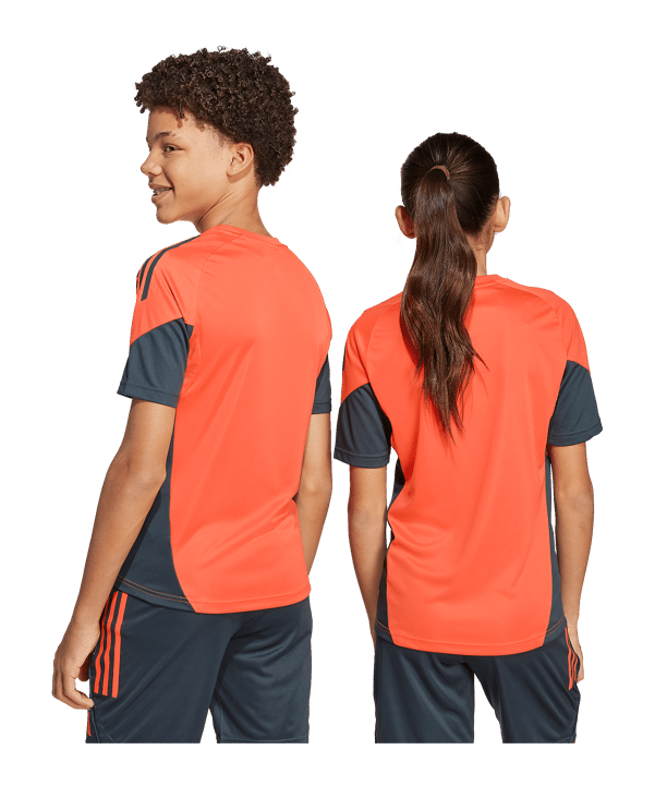 adidas FC Bayern München Camicia Da Allenamento Kids Orange - arancione