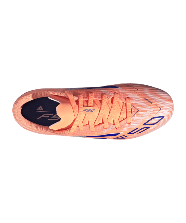 adidas F50 League MG Coral Blaze Kids Orange - orange