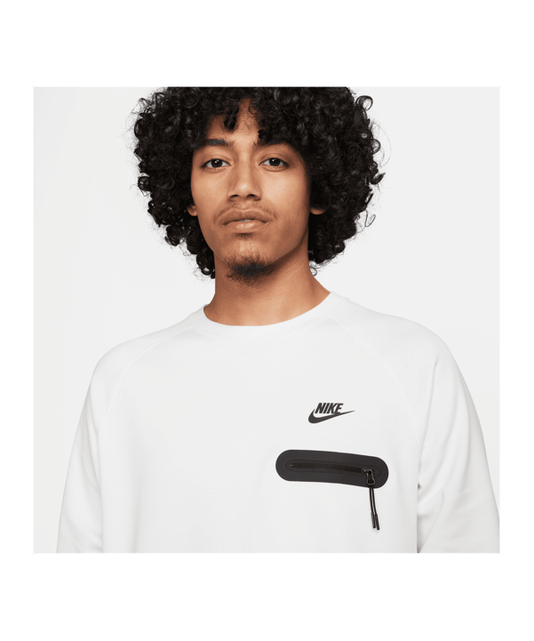 Nike Tech Fleece Sweatshirt Weiss F121 - weiss