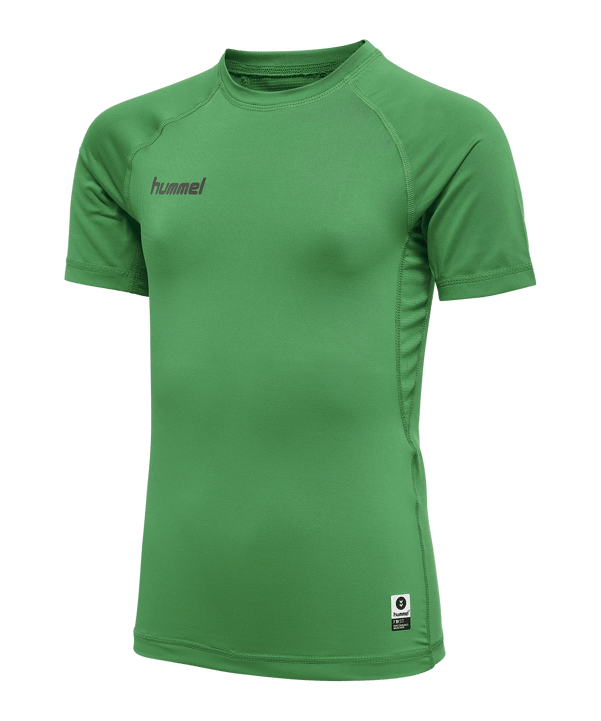 Hummel First Performance T-Shirt Kids Grün F6235 - gruen
