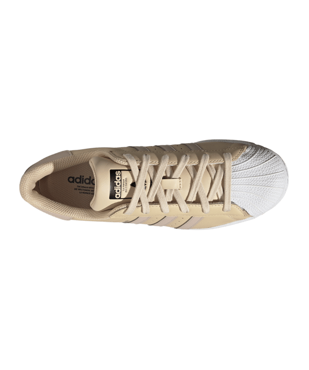 adidas Originals Superstar Damen Gelb Braun - gelb