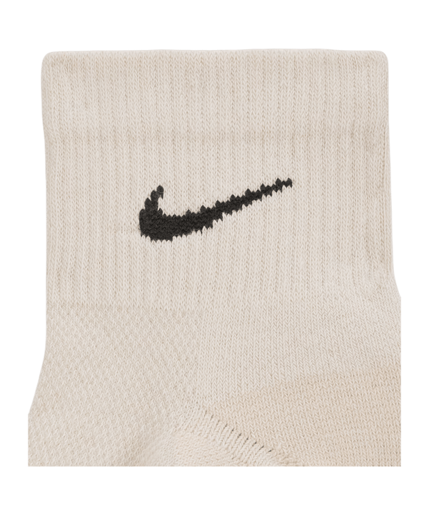 Nike Everyday Elevated Ankle 3er Pack Socken Mehrfarbig - mehrfarbig