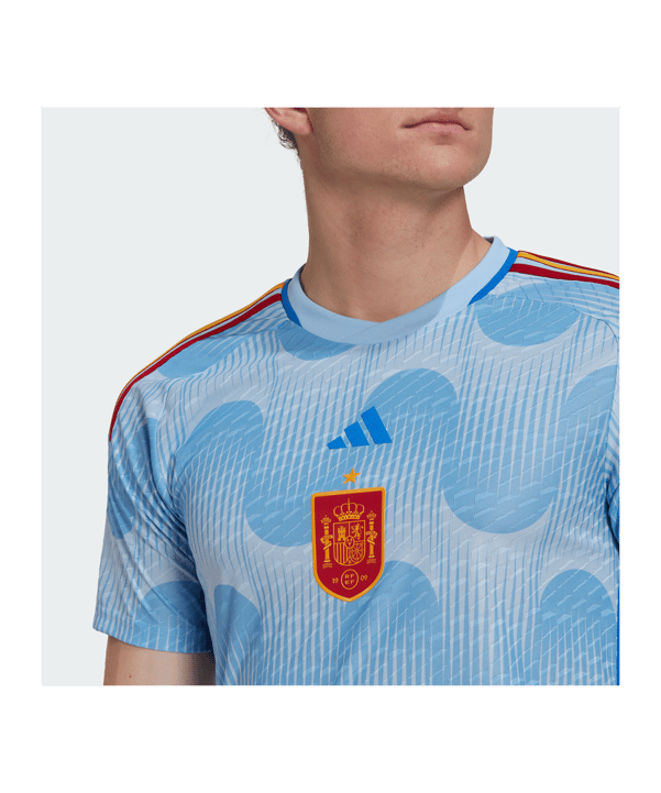 adidas Spanien Auth. Trikot Away WM 2022 Blau - blau