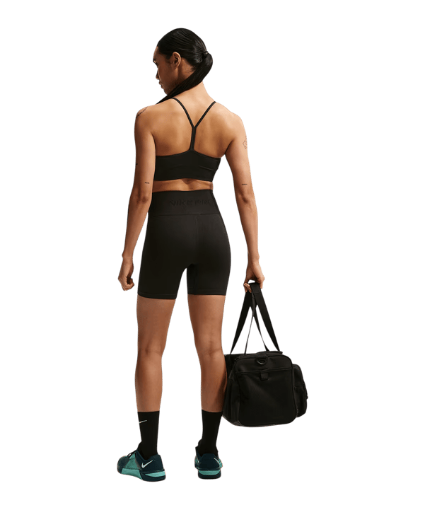 Nike Seamless High Rise 5" Short Damen Schwarz F010