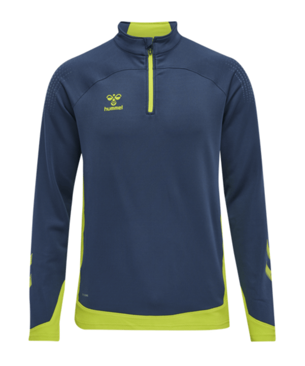 Hummel hmlLEAD HalfZip Sweatshirt Blau F7642 - blau