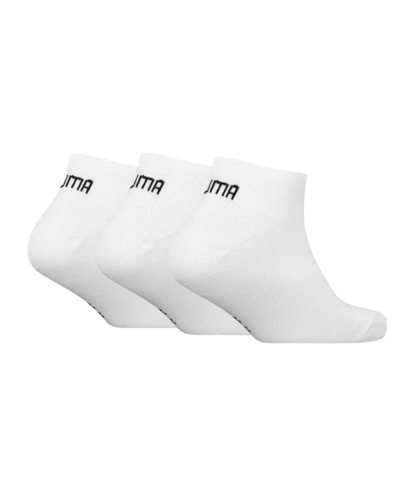 PUMA Sneaker Plain 3P Socken Weiß F300 - weiss