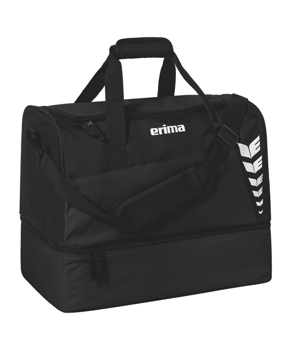 Erima Six Wings mit Bodenfach Tasche Schwarz - schwarz