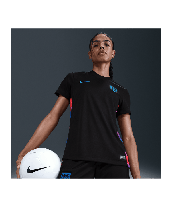 Nike FA England Trikot Away 2025 Damen Schwarz F010 - schwarz