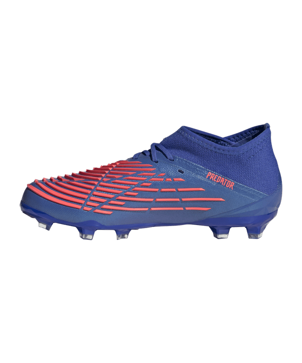 adidas Predator EDGE.1 FG Sapphire Edge J Kids Blau Rot - blau