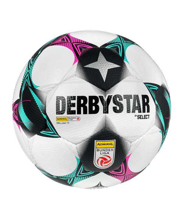 Derbystar Oostenrijk Admiral Bundesliga Brillant TT v25 Trainingsbal Wit - wit