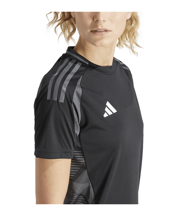 adidas Tiro 24 Competition Match Trikot Damen Schwarz - schwarz