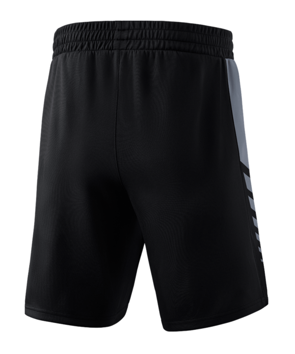 Erima Six Wings Worker Short Kids Schwarz Grau - schwarz