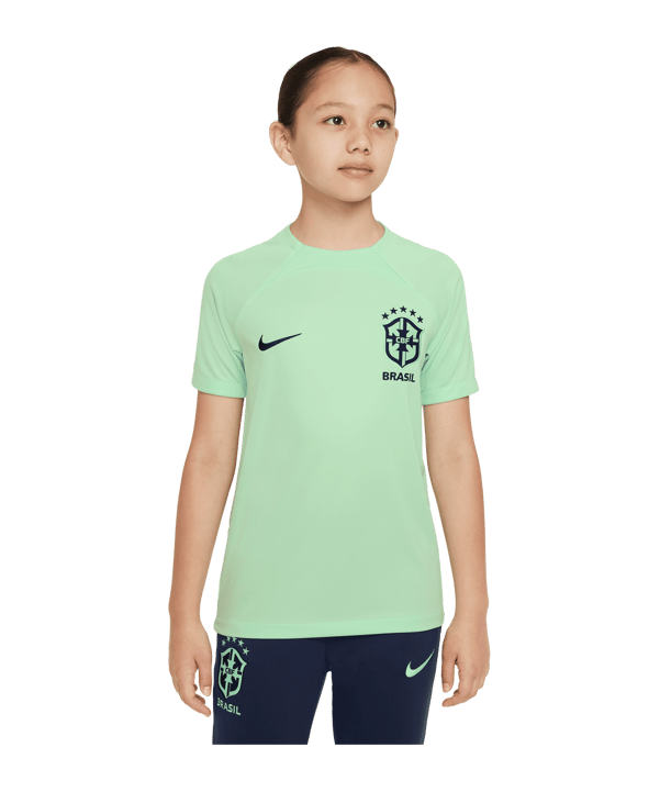 Nike Brasilien Academy Trainingsshirt Kids F390 - gruen