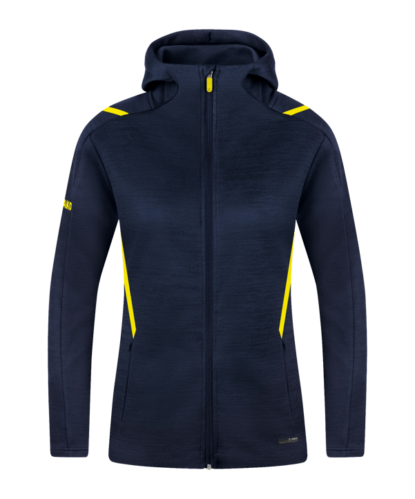 JAKO Challenge Freizeit Kapuzenjacke Damen F512 - blau