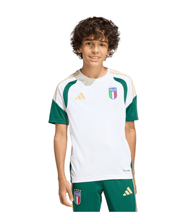 adidas Italien Tiro Trainingsshirt Kids Weiß - weiss