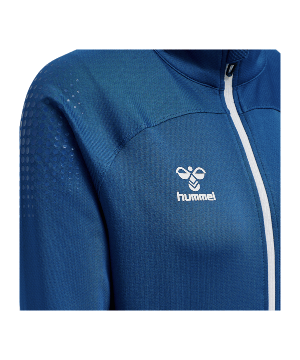 Hummel hmlLEAD Poly Trainingsjacke Damen F7045 - blau